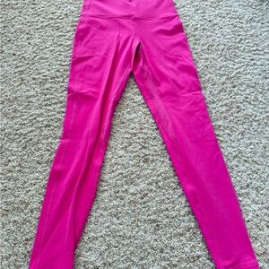 lululemon athletica Hot Pink Leggings